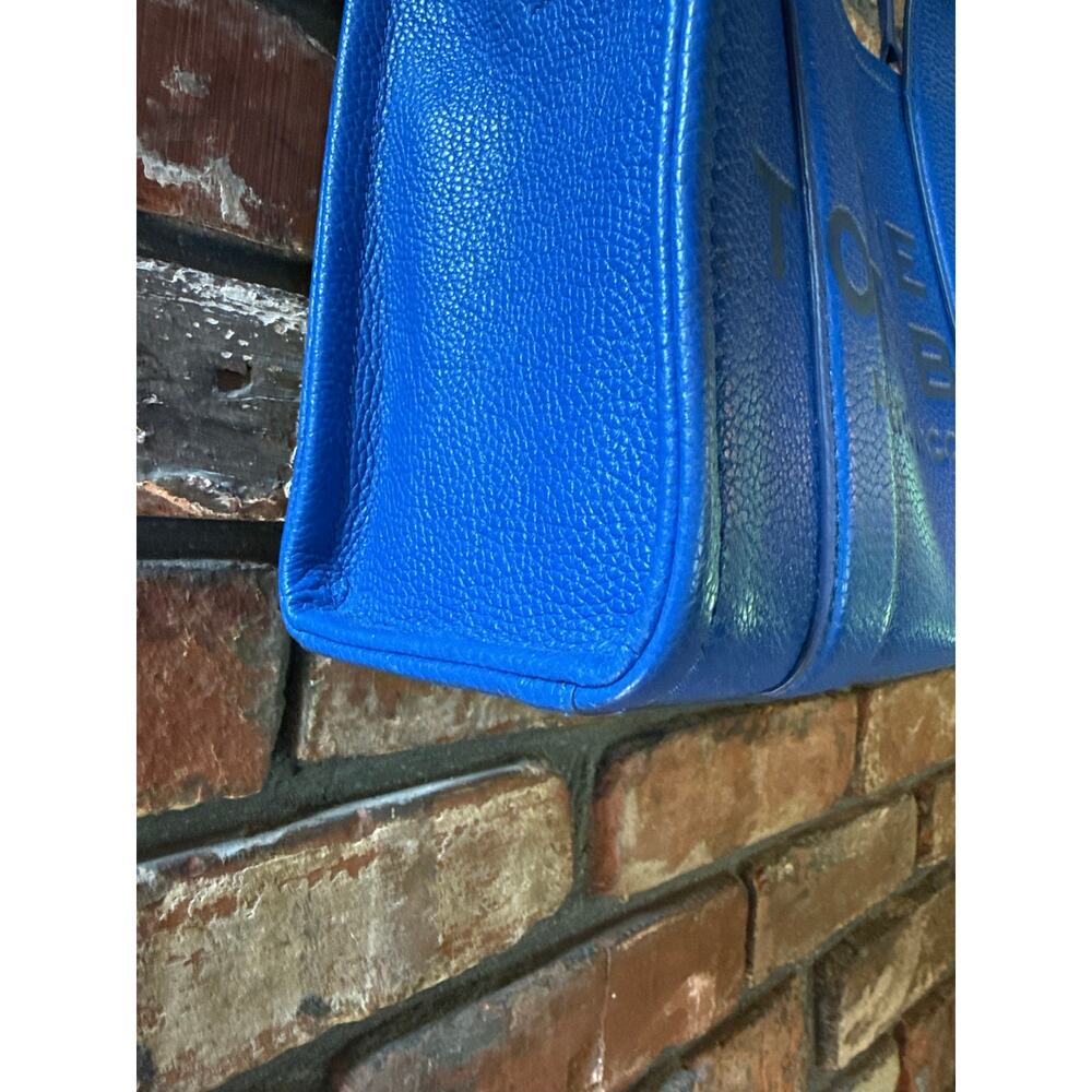 Marc Jacobs The Leather Small Tote Bag - Cobalt/Blue Sea - Picture 5 of 13